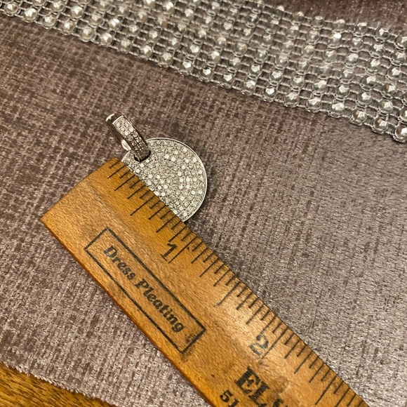 TAL DESIGNS 14KT DIAMOND EARRINGS DISCS & HUGGIES GSI1 2.55CTS W/G 585 BRAND NEW - Picture 10 of 13